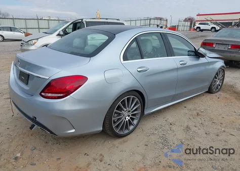 2016 Mercedes-Benz C 300 Sport from USA, damaged, VIN 55SWF4JB2GU119257